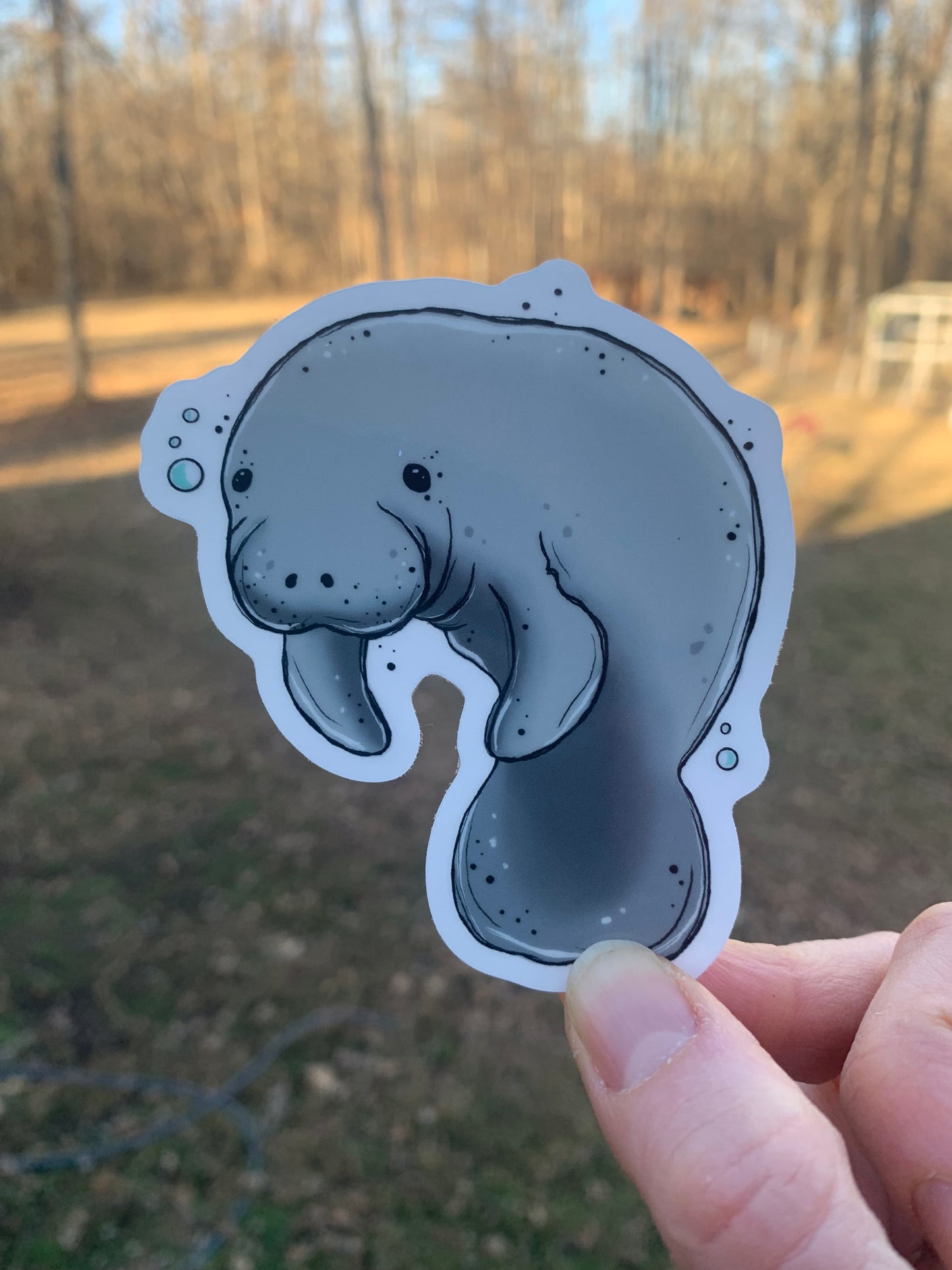 Manatee sticker