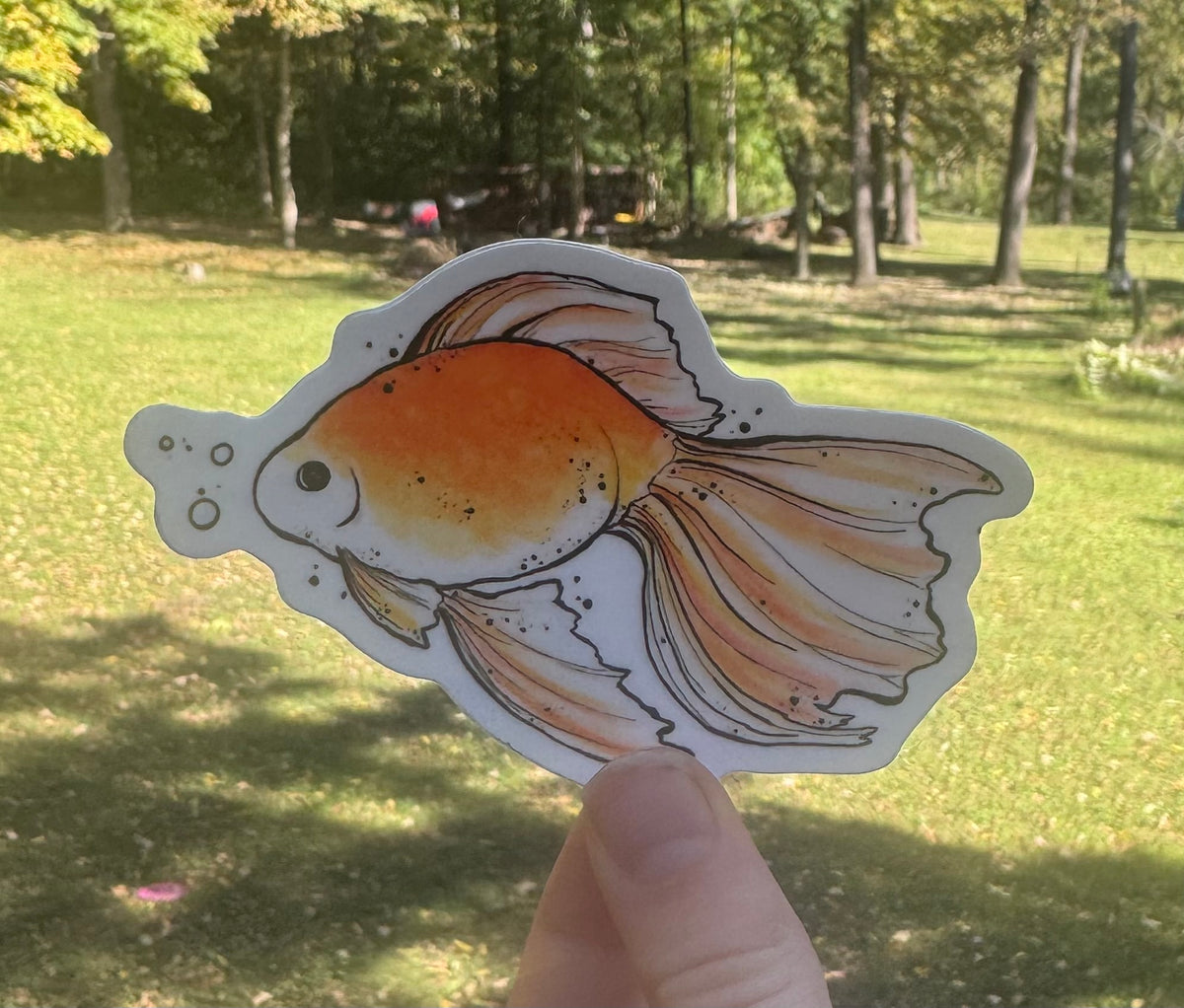 Goldfish sticker