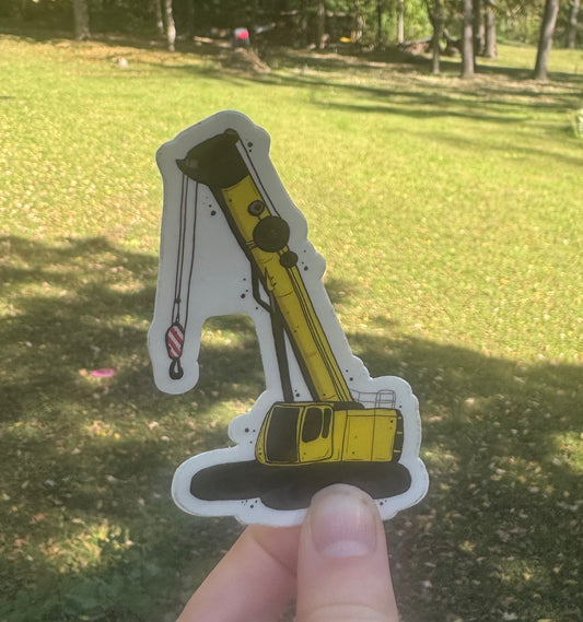 Crane sticker
