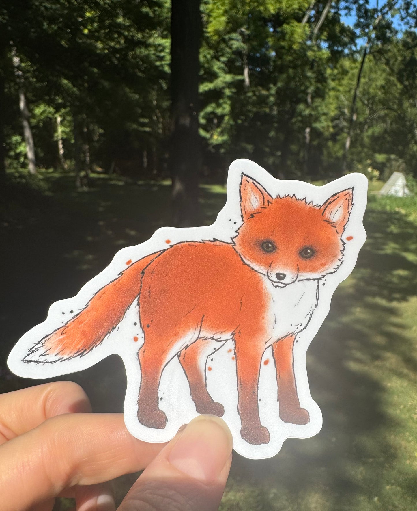 Fox sticker