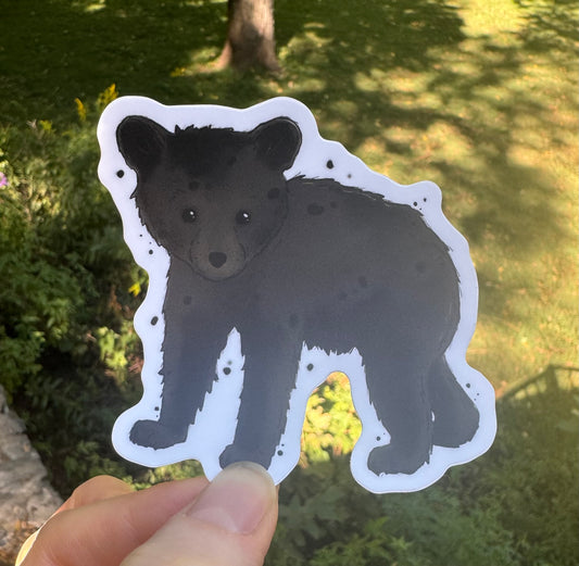 Bear cub sticker